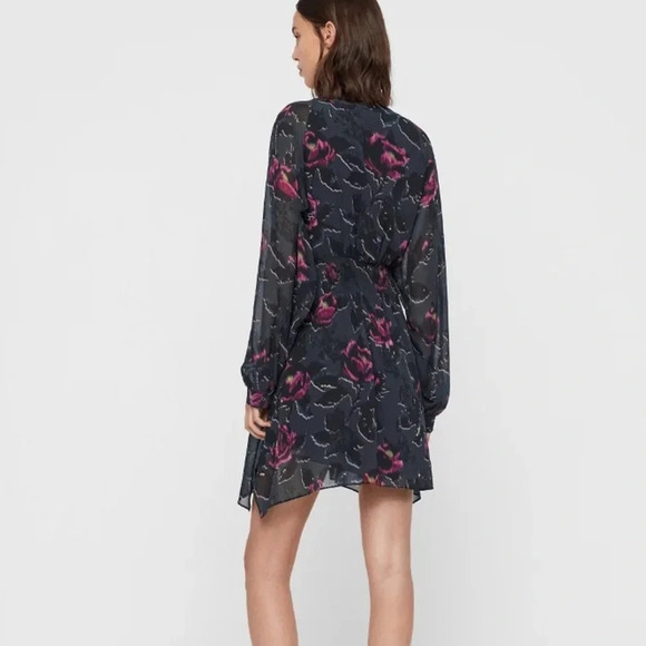 all saints nichola Rosalyn floral dress - Picture 4 of 5